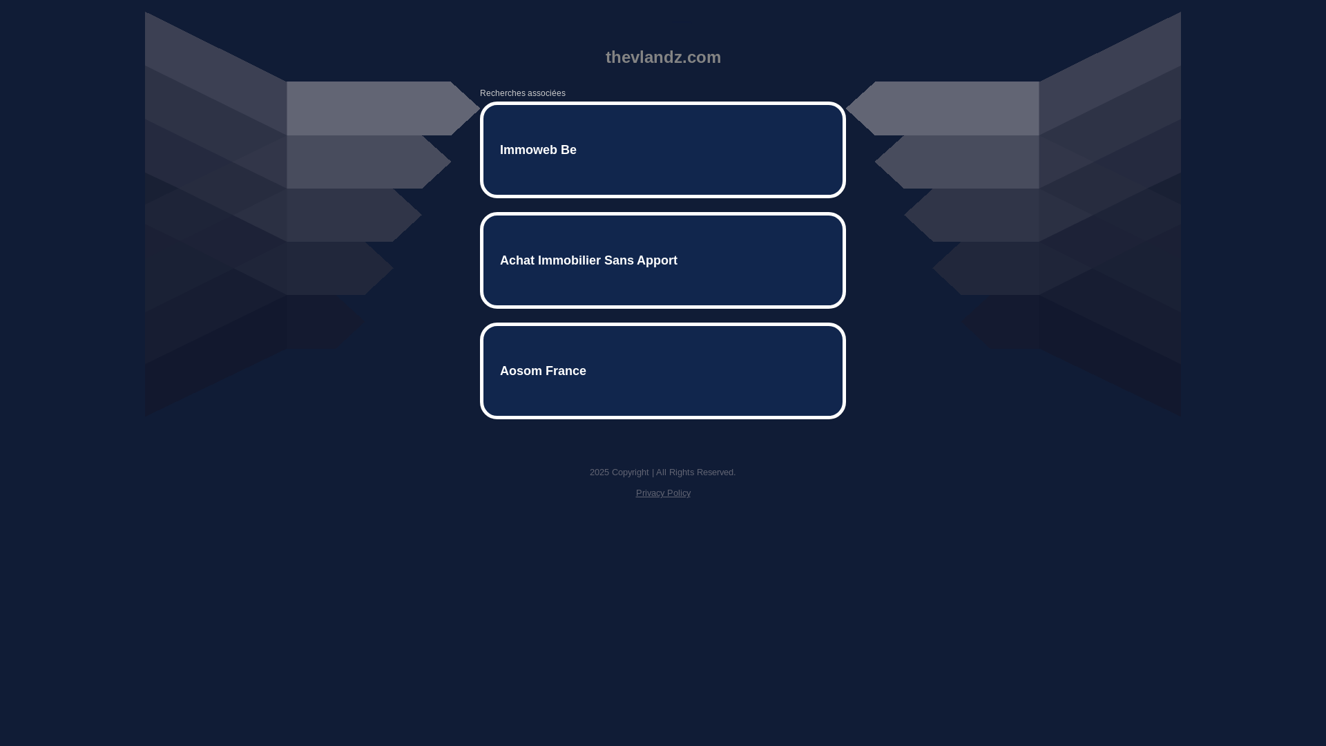 website screenshot of https://thevlandz.com/