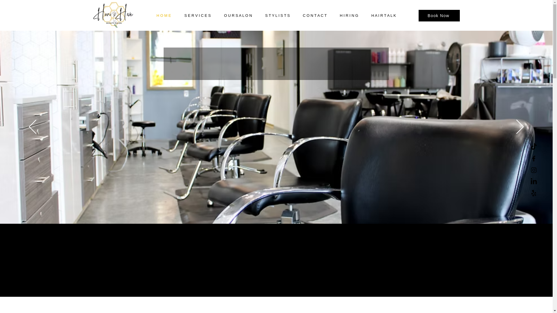 website screenshot of https://honiandhivelasvegas.com/