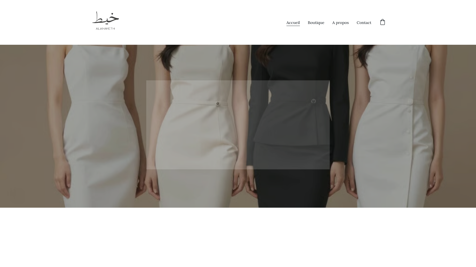 website screenshot of https://alkhayeth.com/