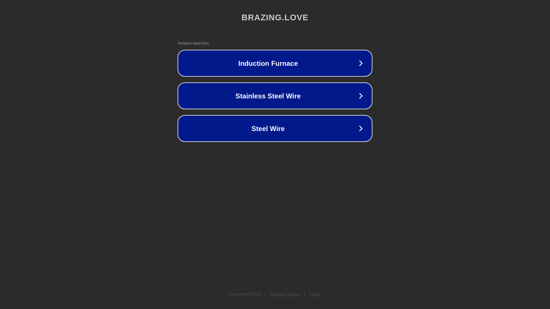 website screenshot of https://brazing.love/