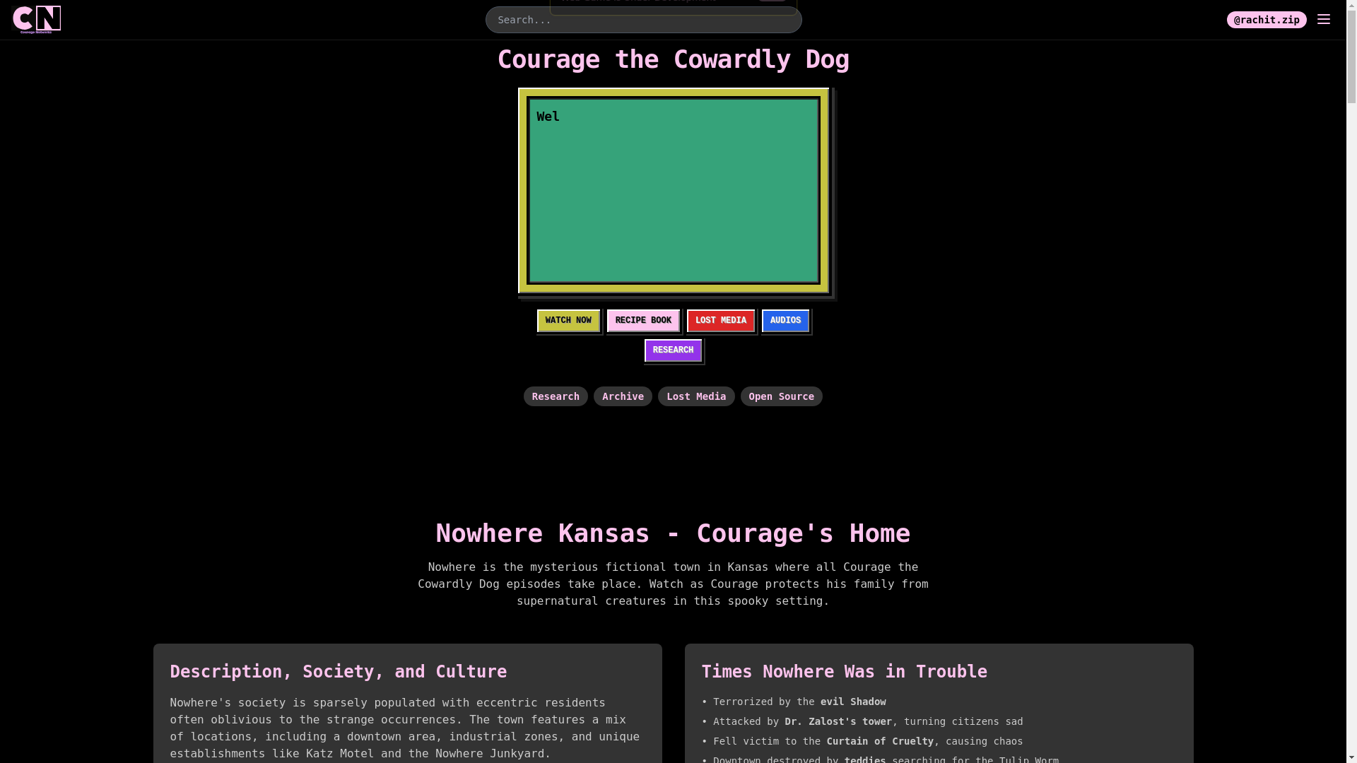 website screenshot of https://ctcd.pages.dev/