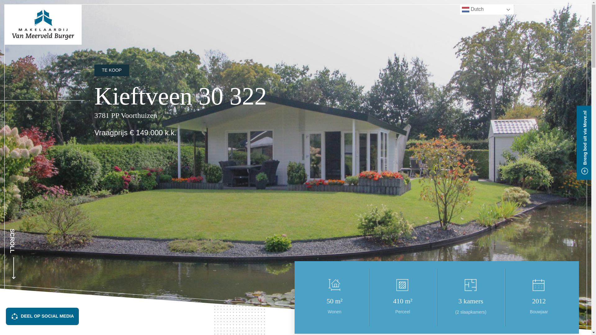 website screenshot of https://kieftveen30-322voorthuizen.nl/