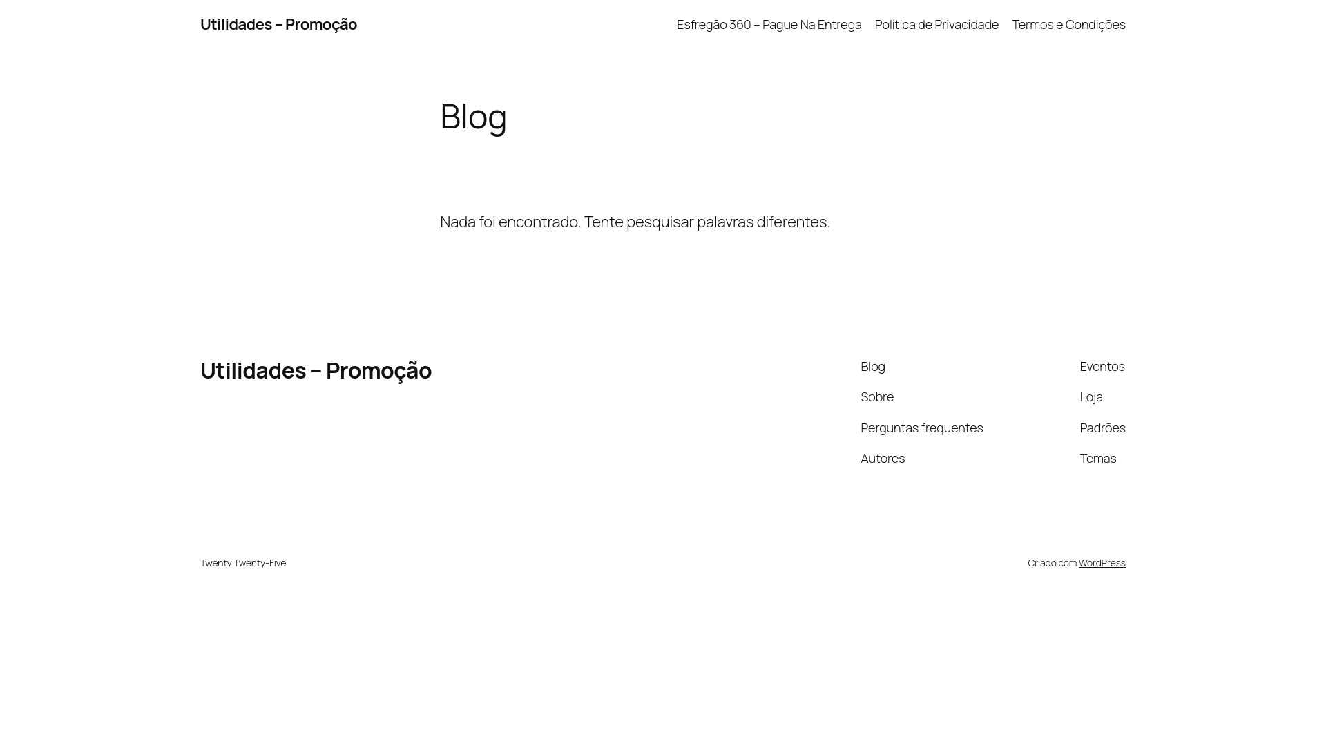 website screenshot of https://utilidadesparavoce.shop/