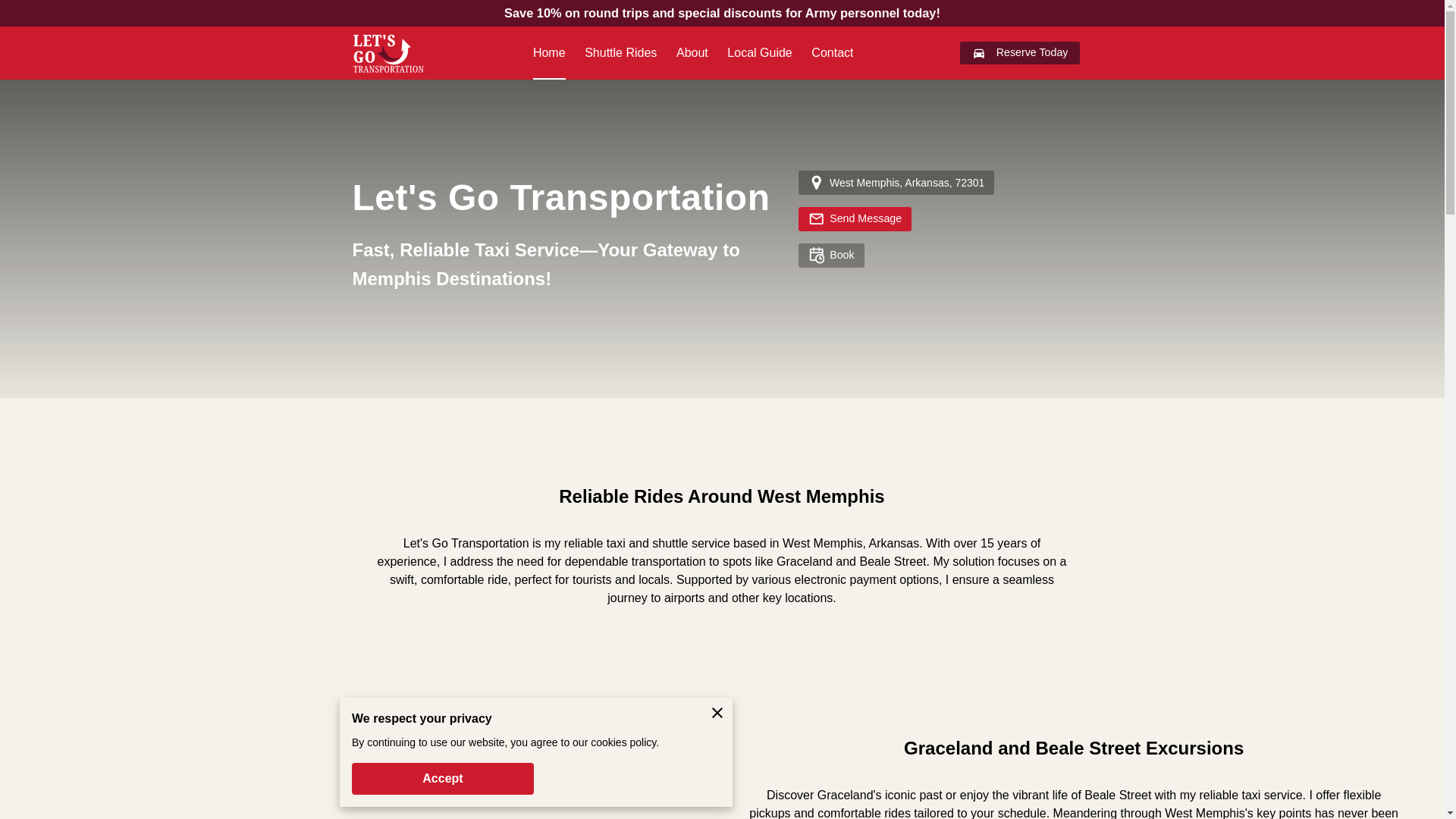 website screenshot of https://letsgotransportationwm.com/