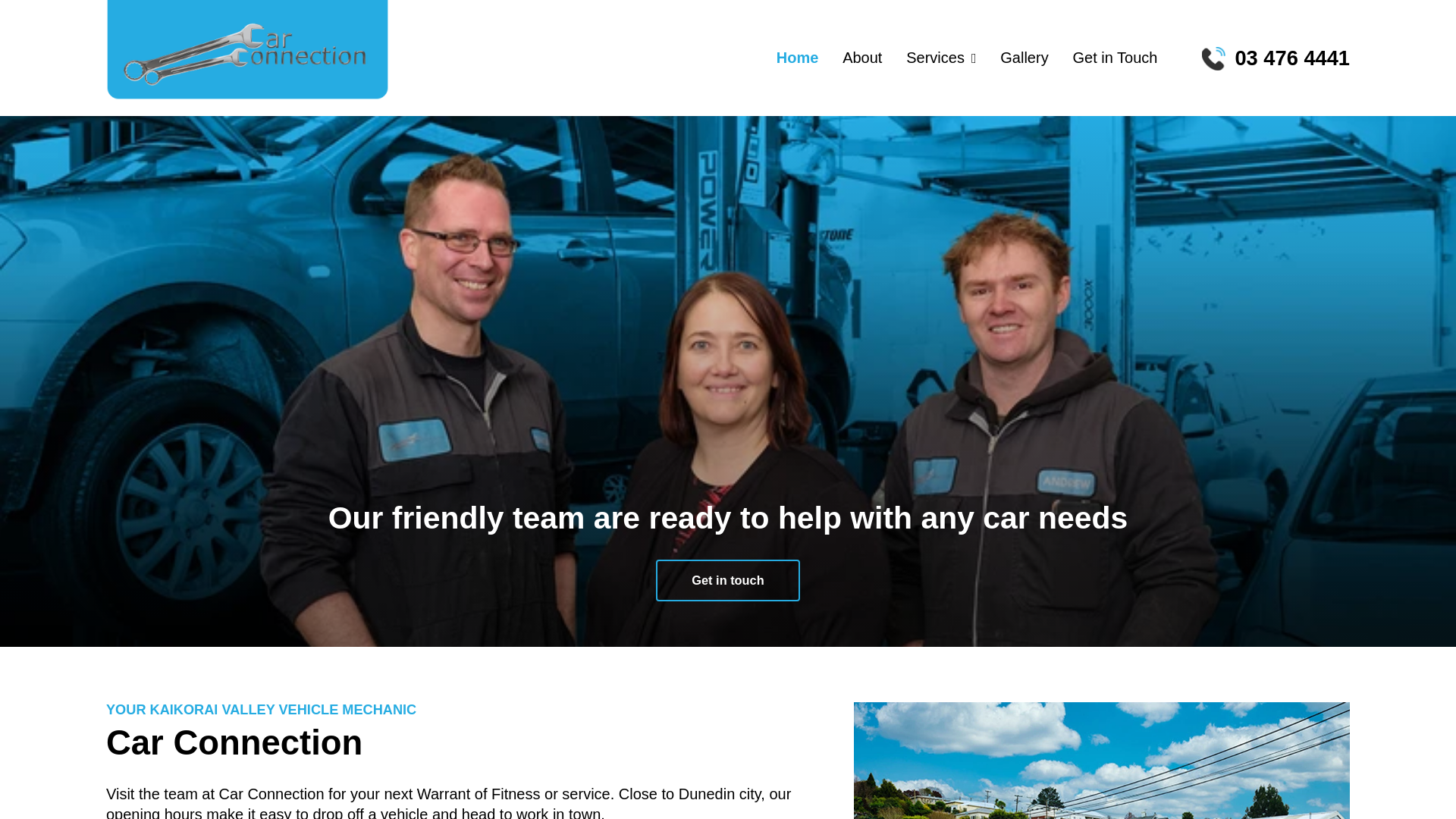 website screenshot of https://carconnection.nz/