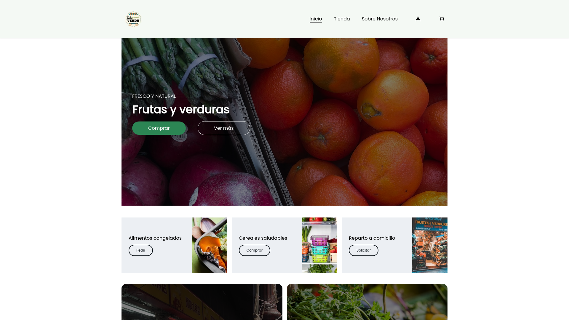 website screenshot of https://laverdugourmet.com/