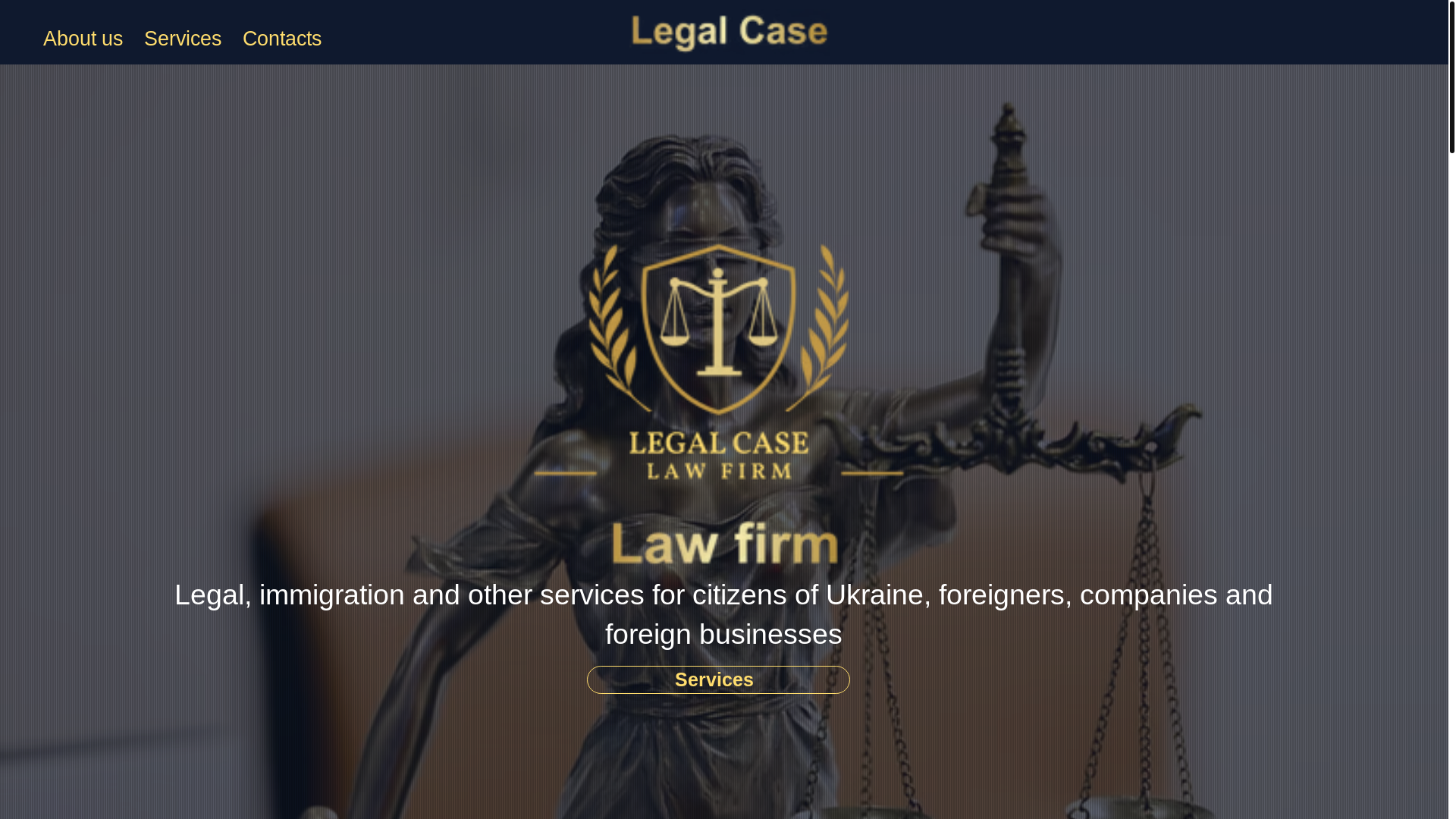 website screenshot of https://legalcase.it/