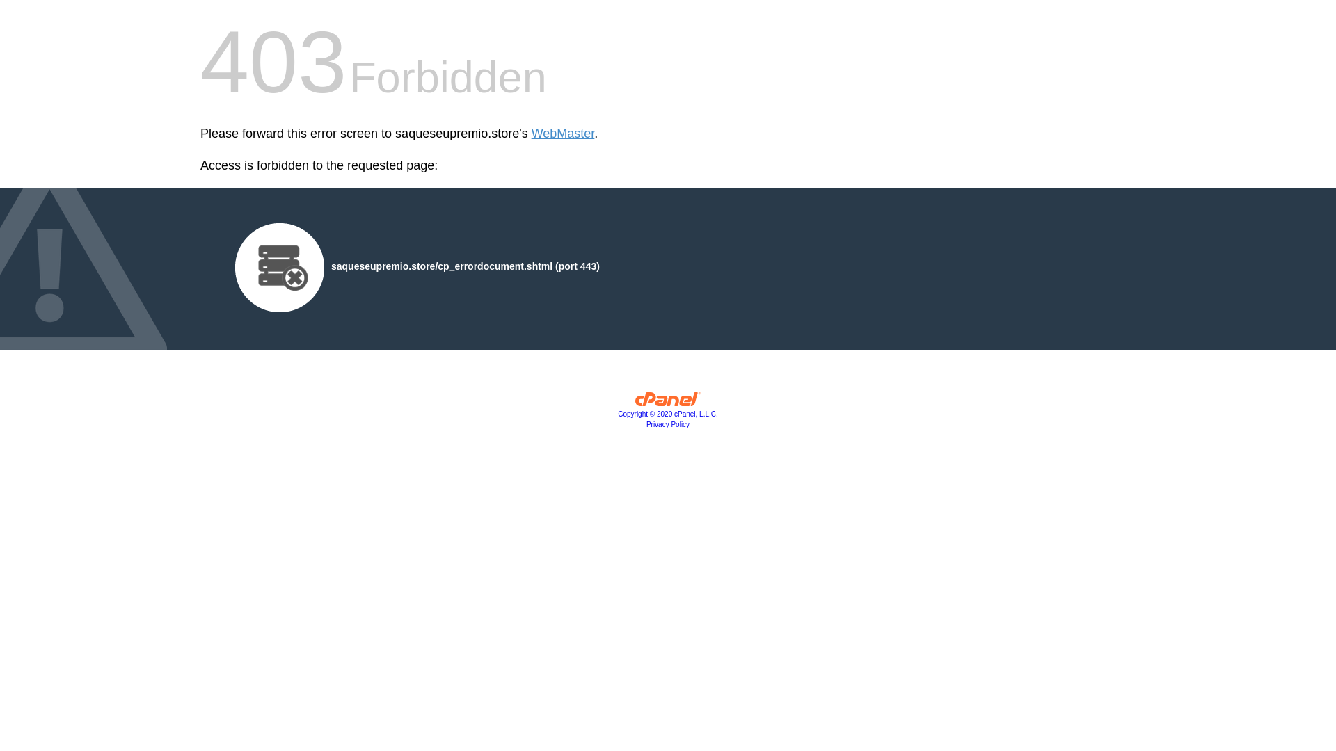 website screenshot of https://saqueseupremio.store