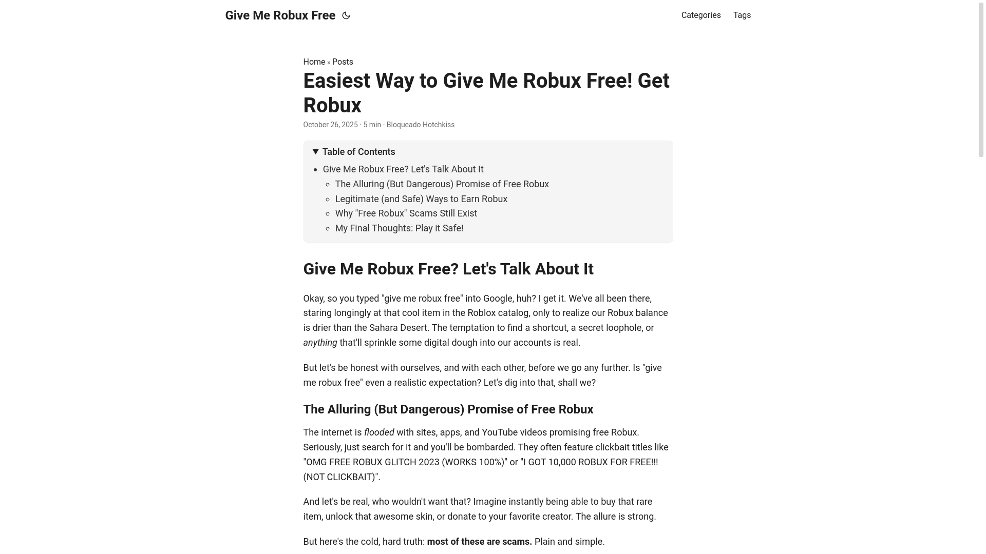 website screenshot of https://give-me-robux-free.pages.dev/