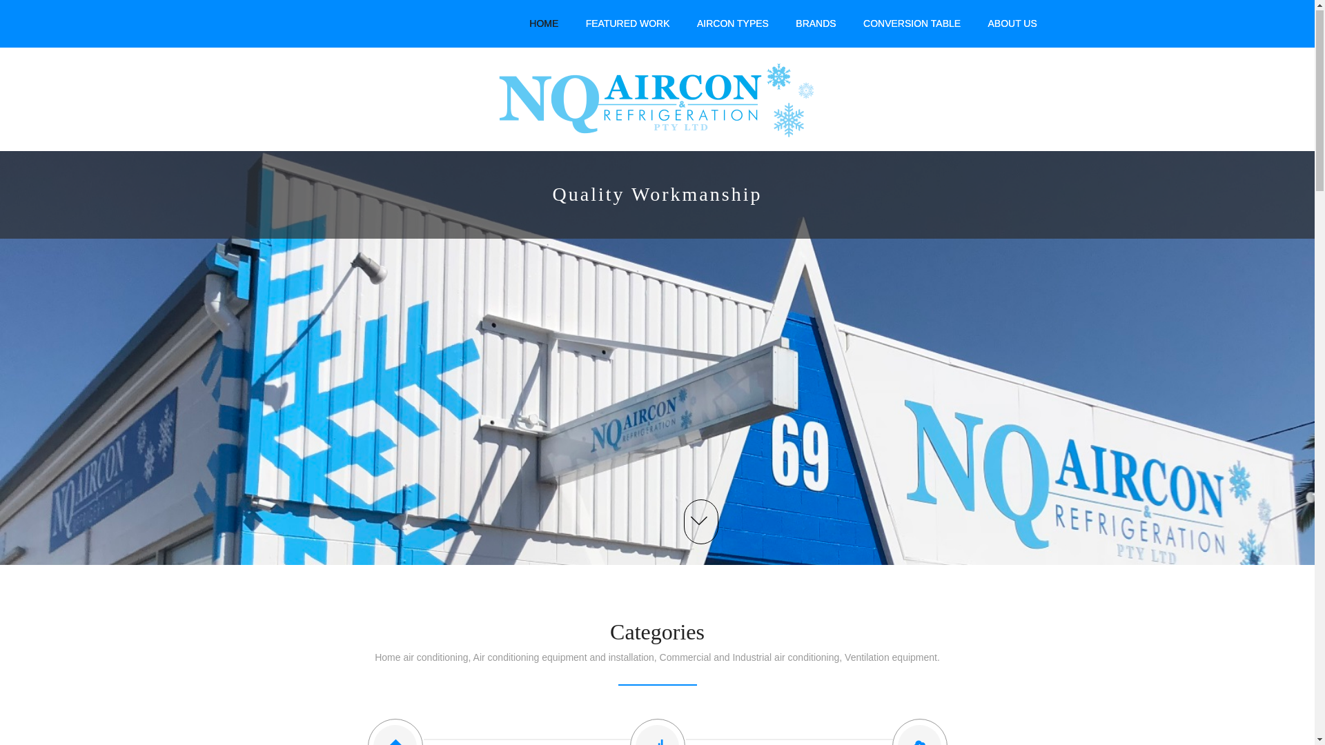 website screenshot of https://nqaircon.online/