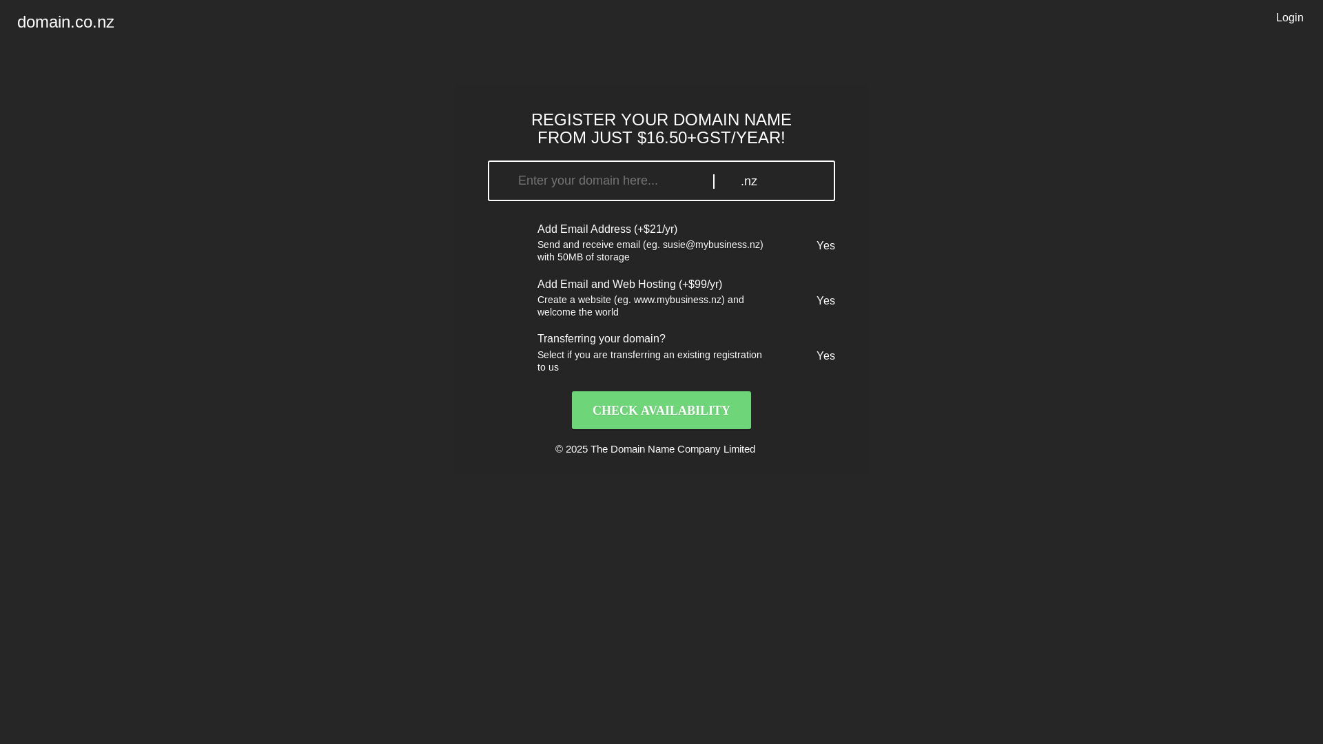 website screenshot of https://devey-scientific.co.nz/