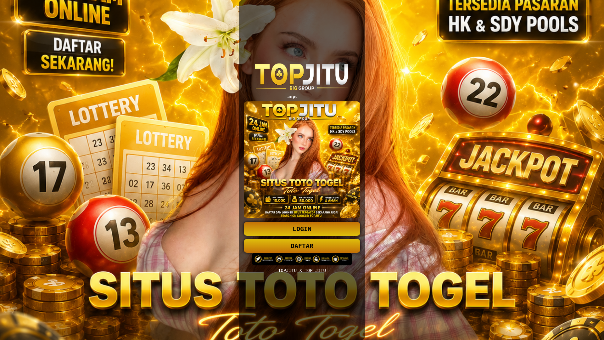 website screenshot of https://topjitu-punya-cerita-ini-kawan.pages.dev/