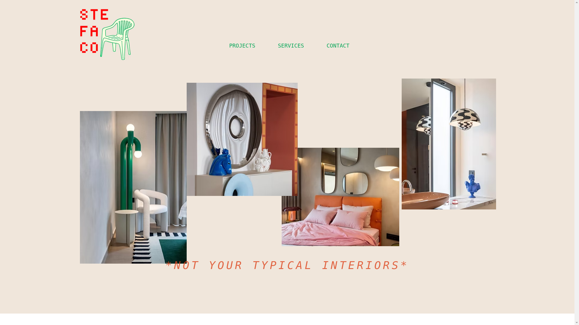 website screenshot of https://stefacostudio.com/