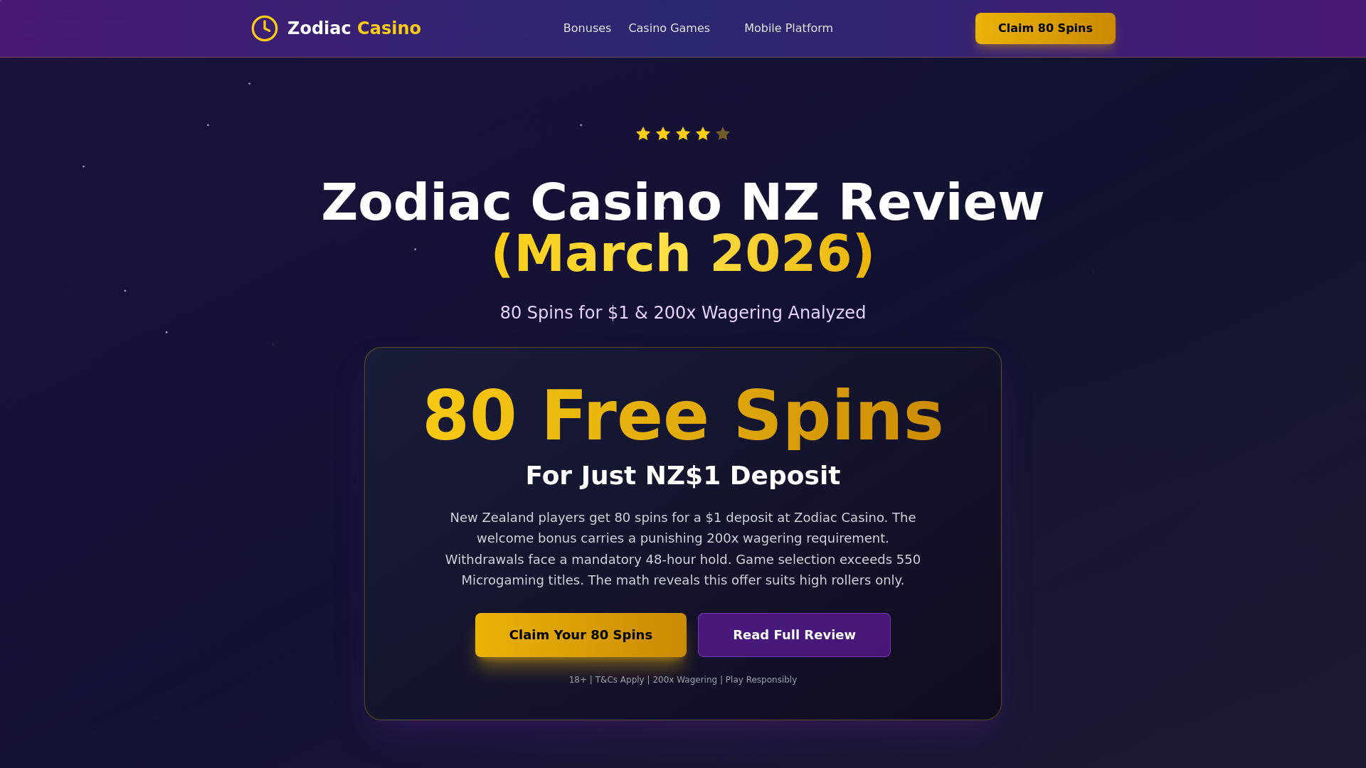 website screenshot of https://zodiac-casino-nz.net