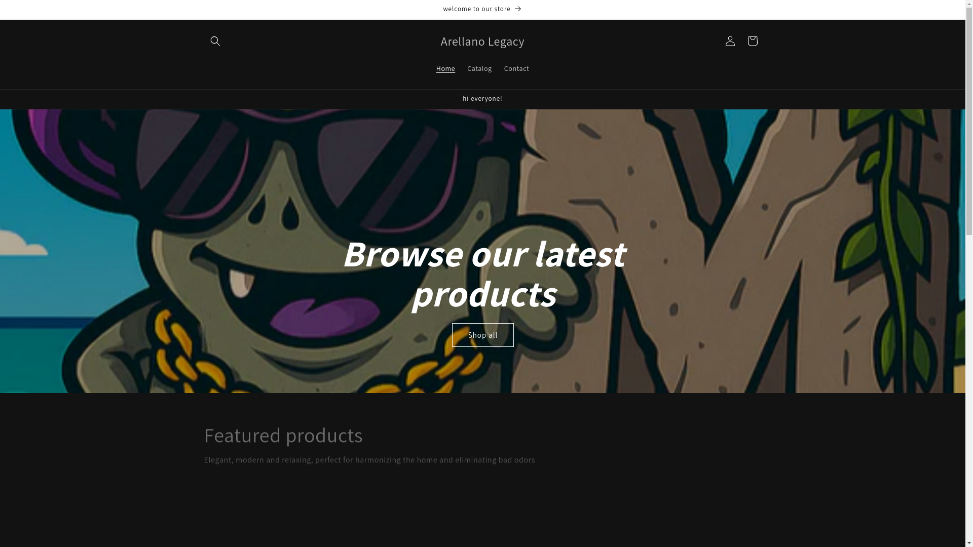 website screenshot of https://arellanolegacy.com/
