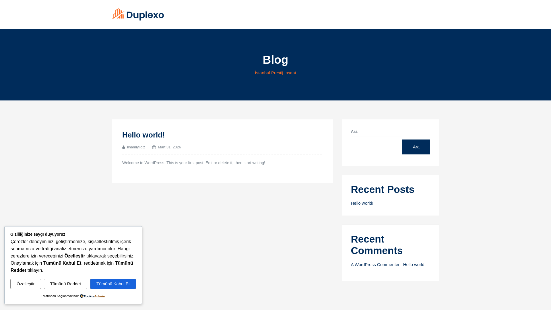 website screenshot of https://istanbulprestijinsaat.com