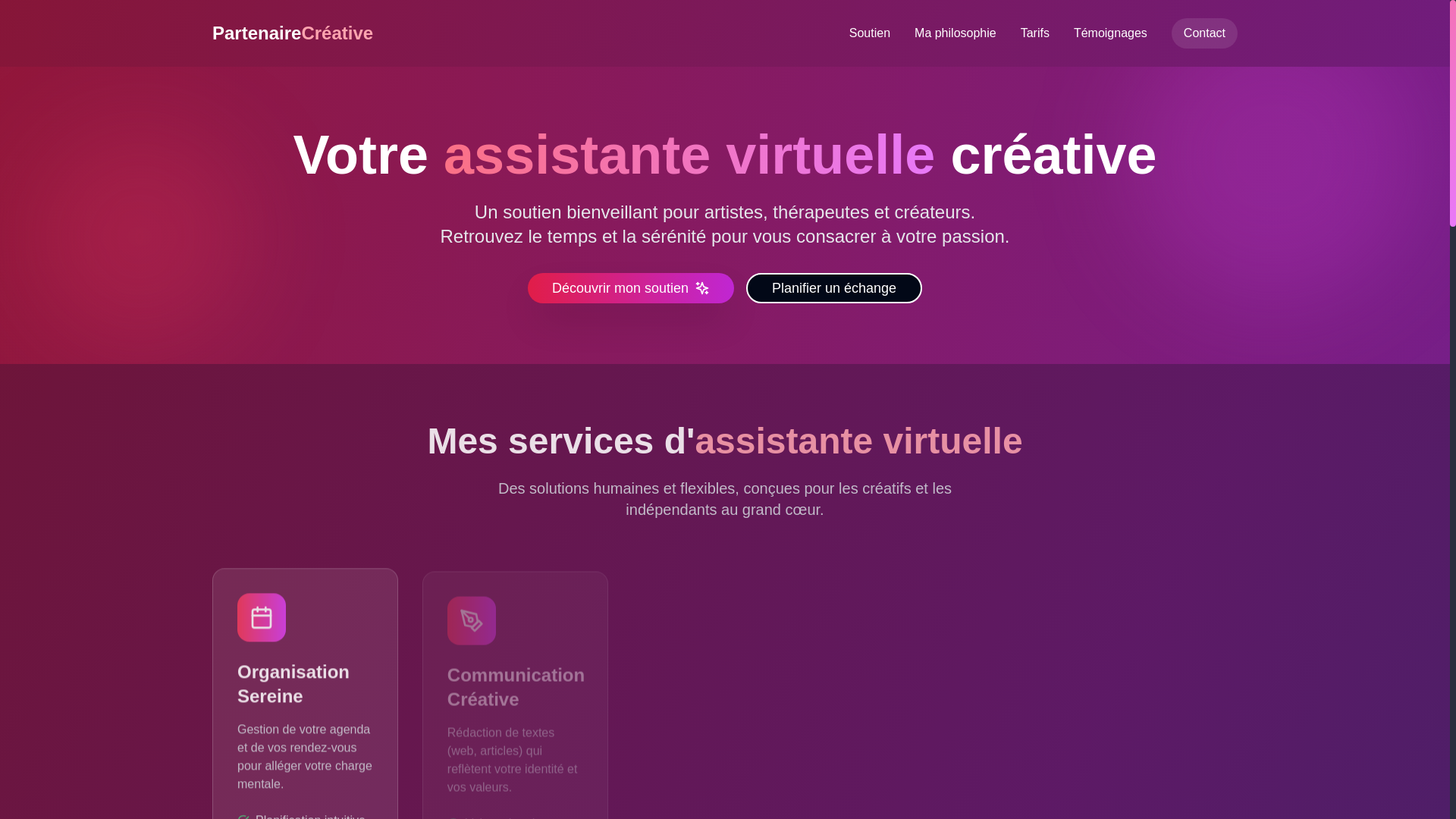 website screenshot of https://isabelassistantevirtuelle.fr/