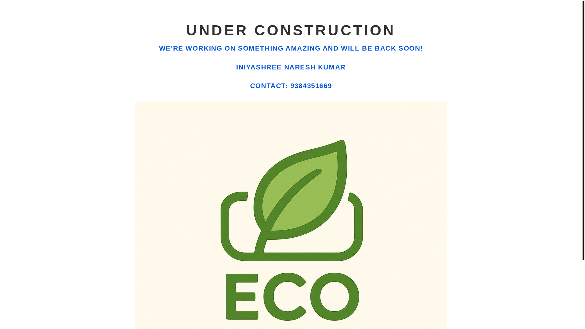 website screenshot of https://ecotray.in/