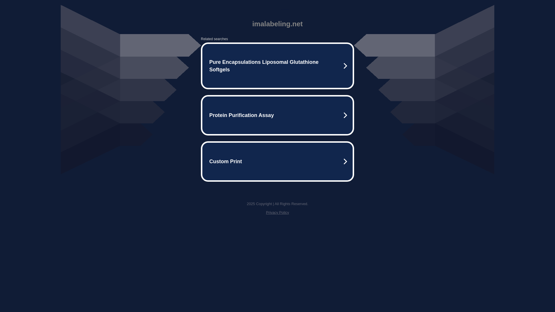 website screenshot of https://imalabeling.net/