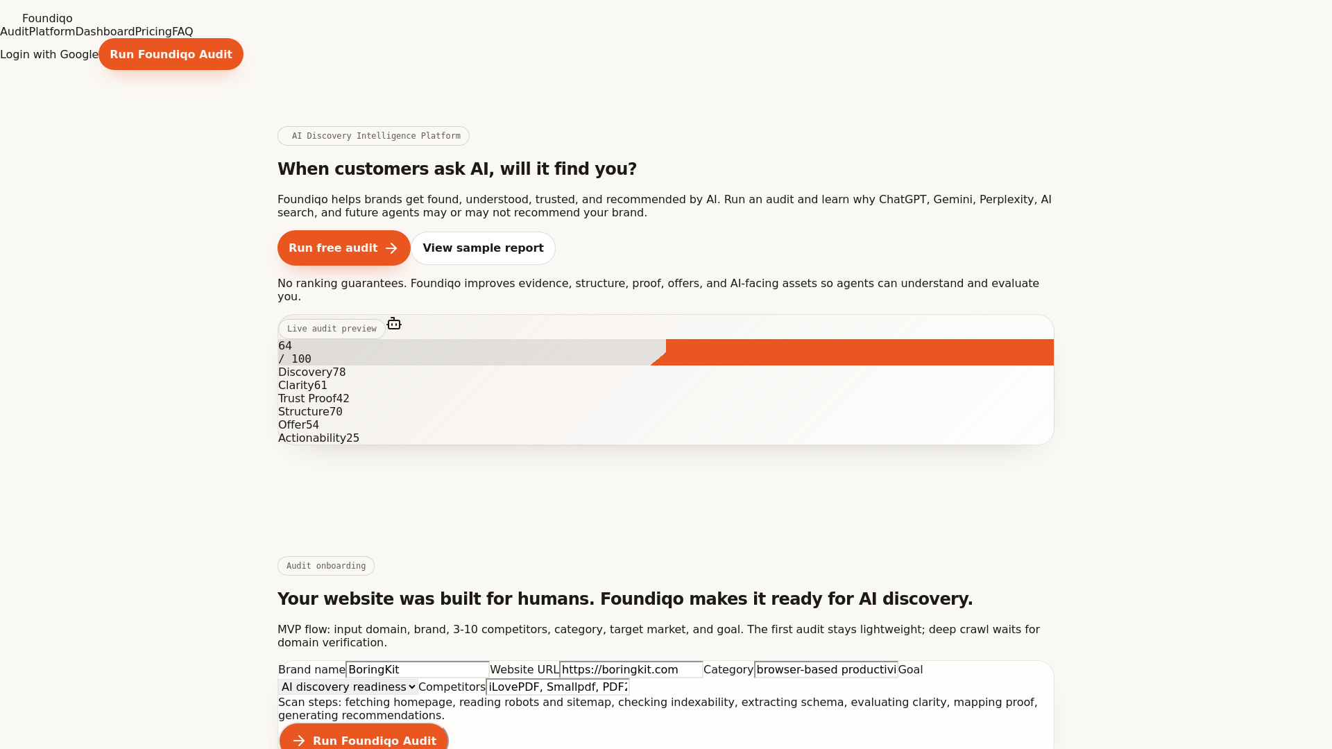 website screenshot of https://foundiqo.com/