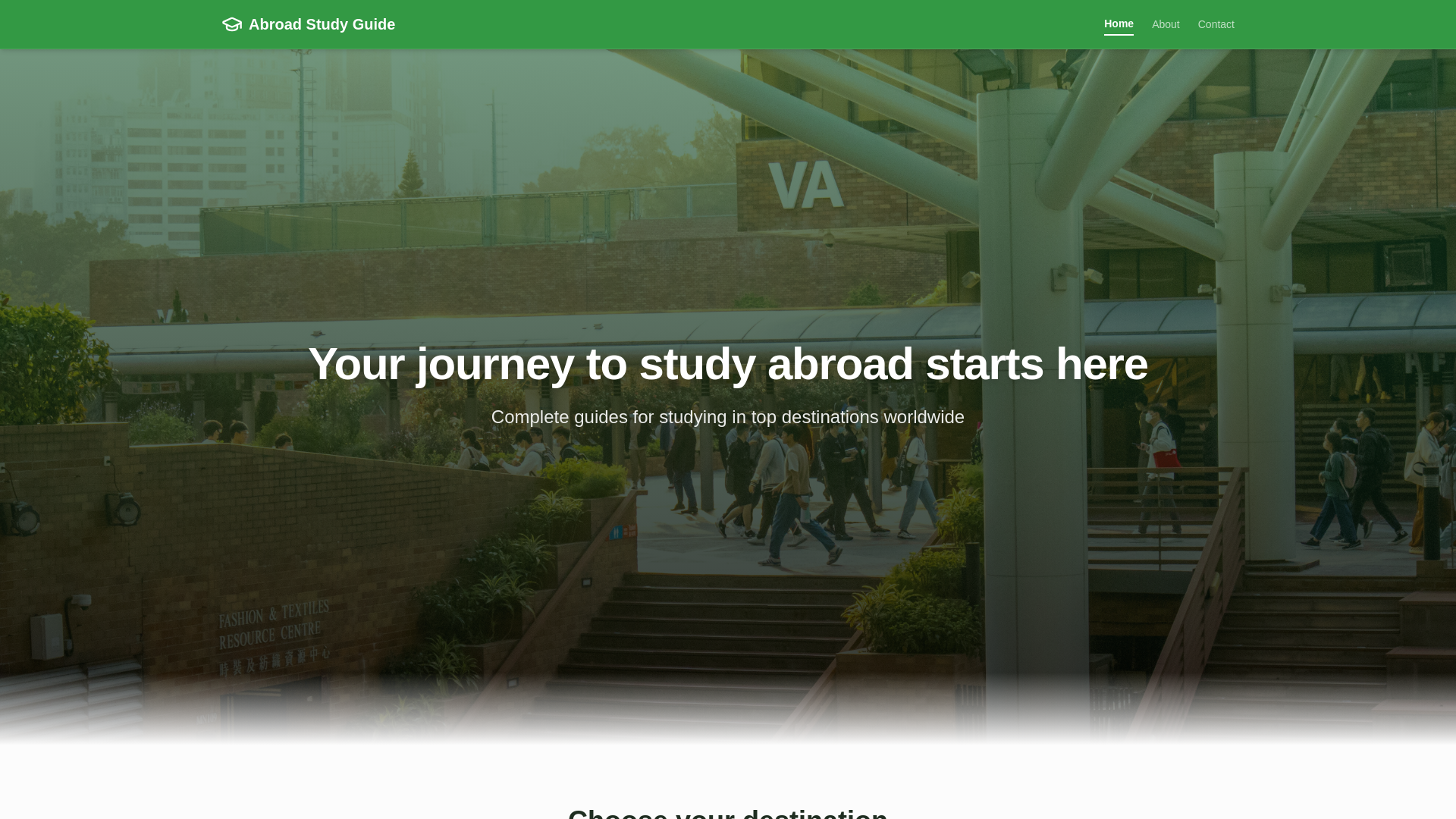 website screenshot of https://flystudy.org/