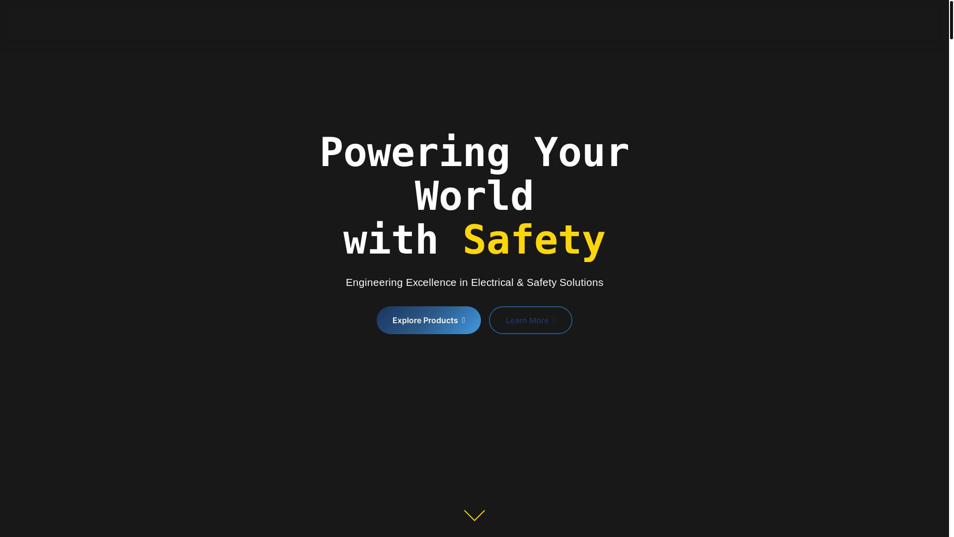 website screenshot of https://earthingmanufacturers.com/