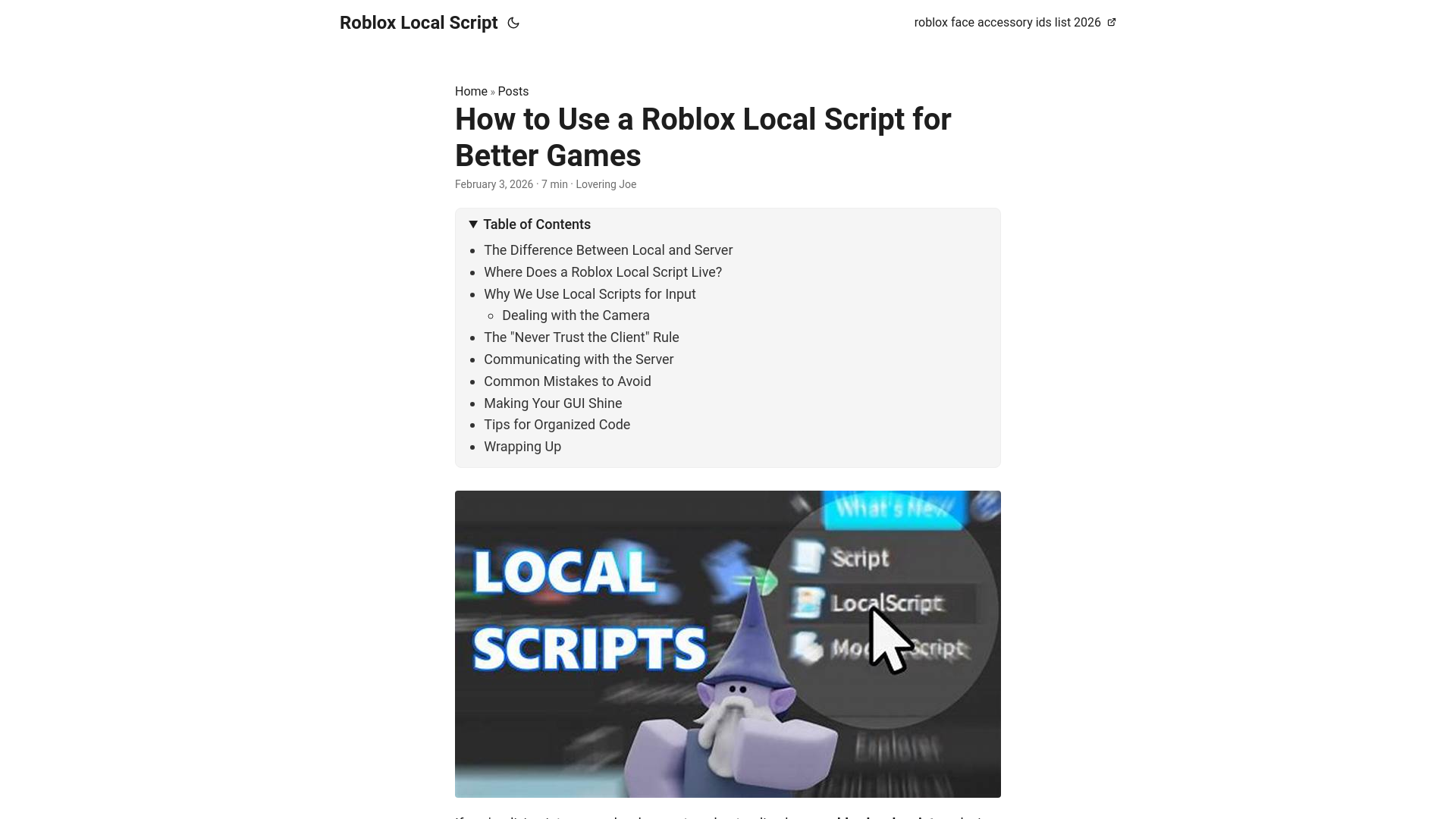 website screenshot of https://roblox-local-script.pages.dev/