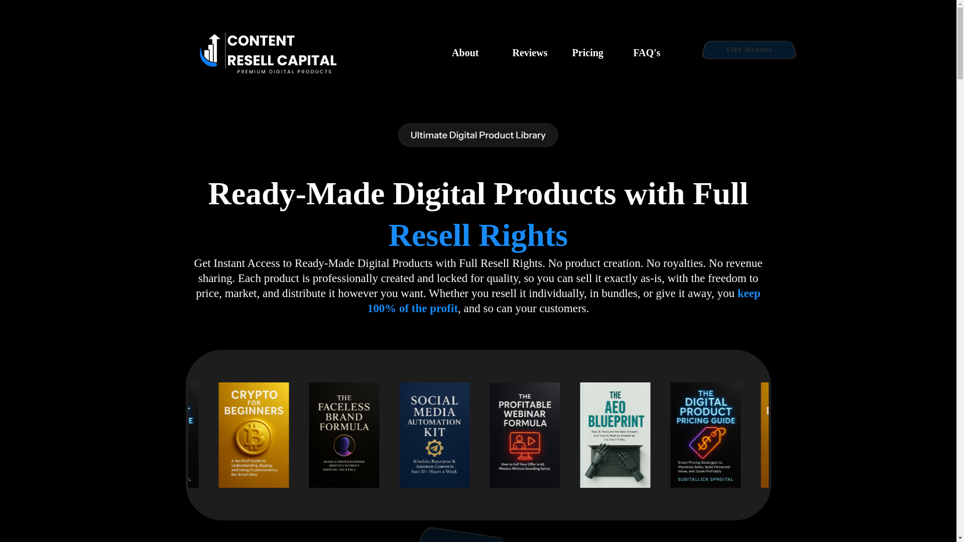 website screenshot of https://content-resell-capital.org/