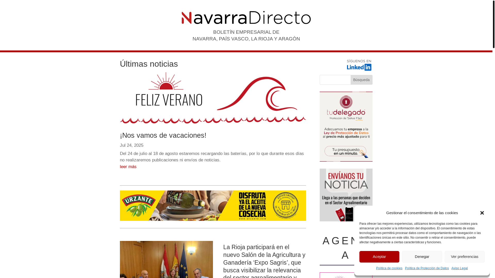 website screenshot of https://tudelacapital.es/