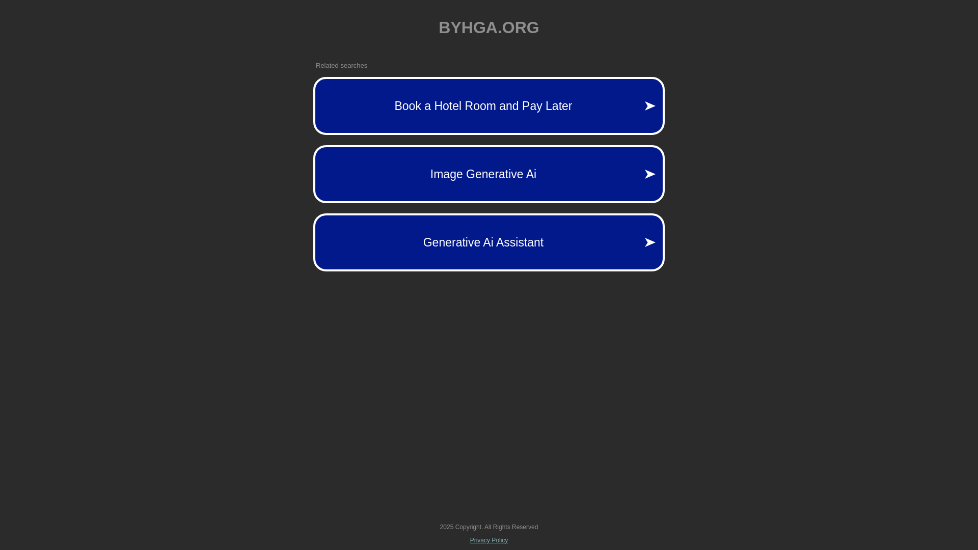 website screenshot of https://byhga.org/