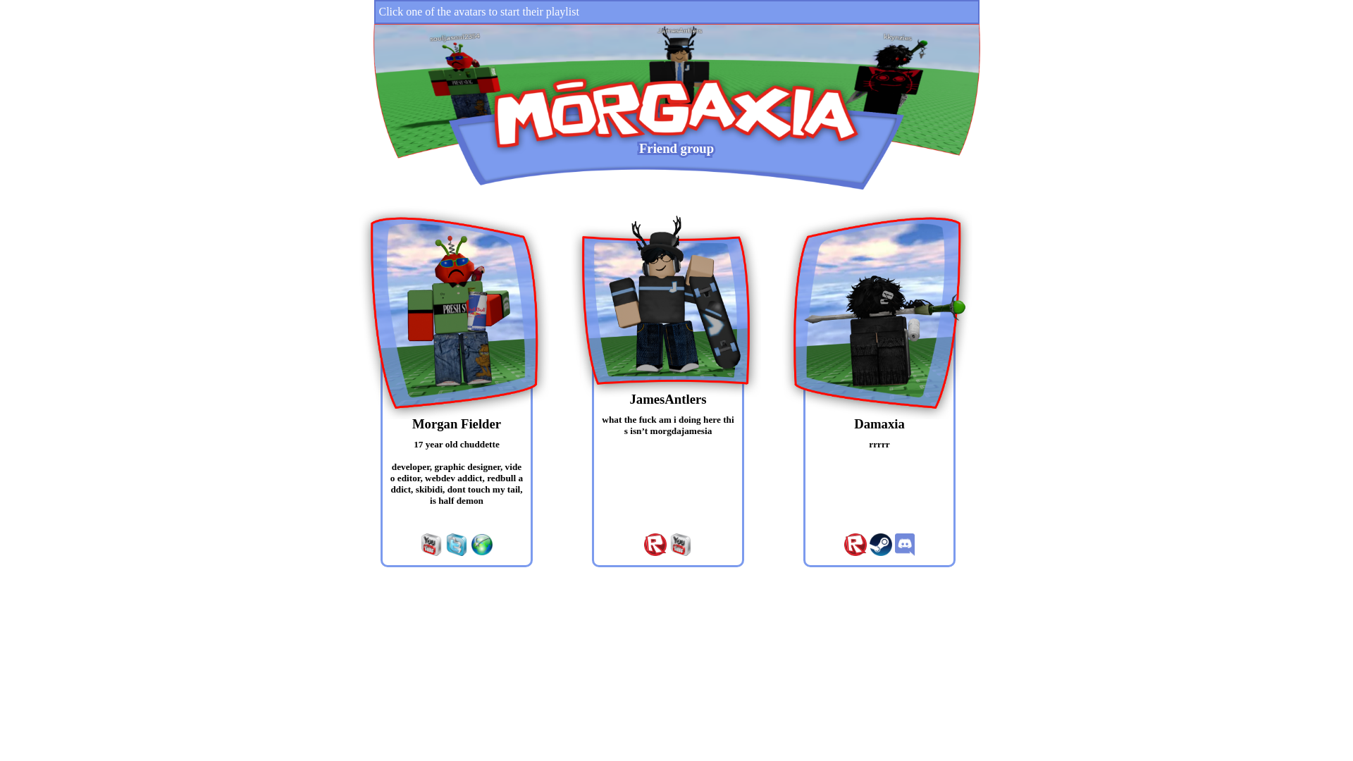 website screenshot of https://morgaxia.online/