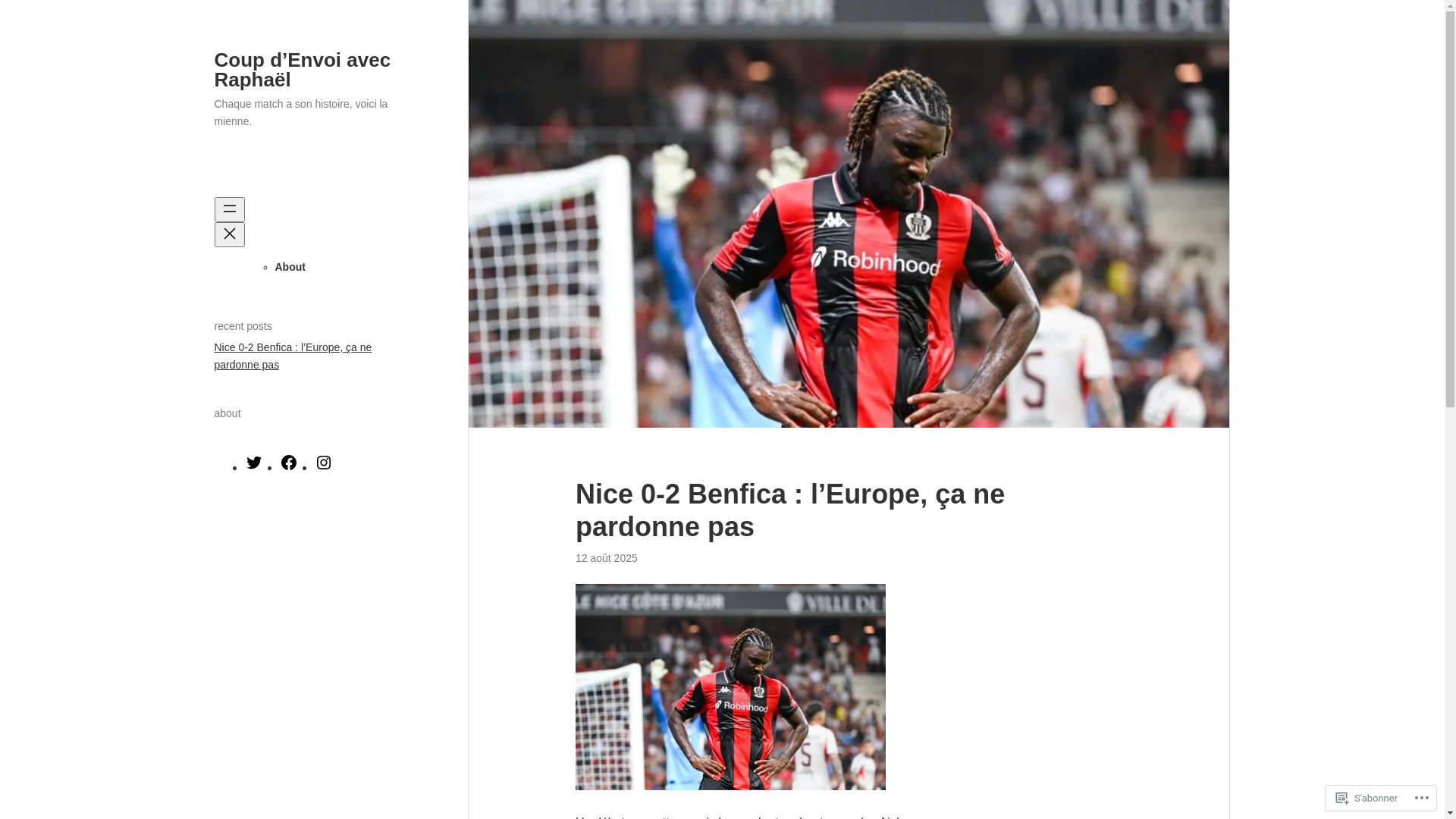 website screenshot of https://raphaelcoupdenvoi.fr/