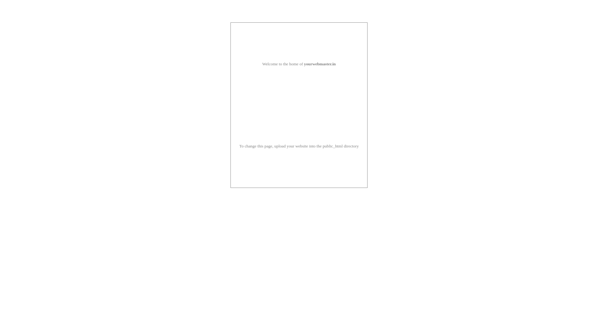 website screenshot of https://yourwebmaster.in/