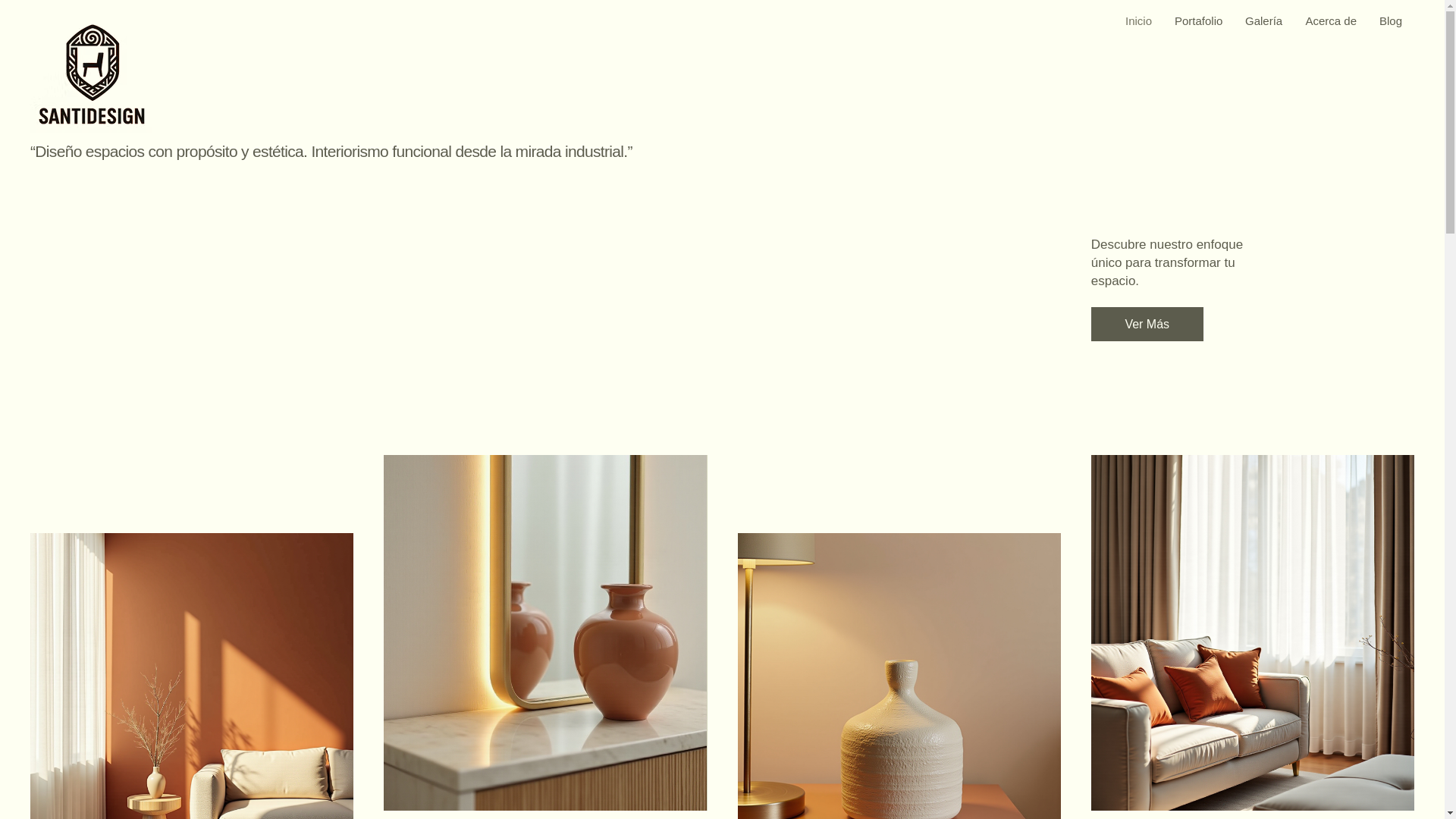 website screenshot of https://santidesign.net/