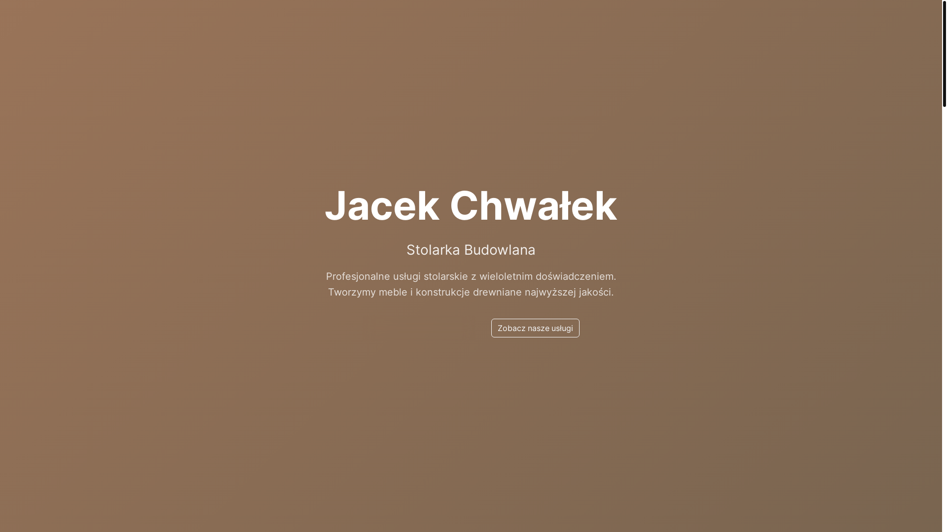 website screenshot of https://jacekchwalek.pl/