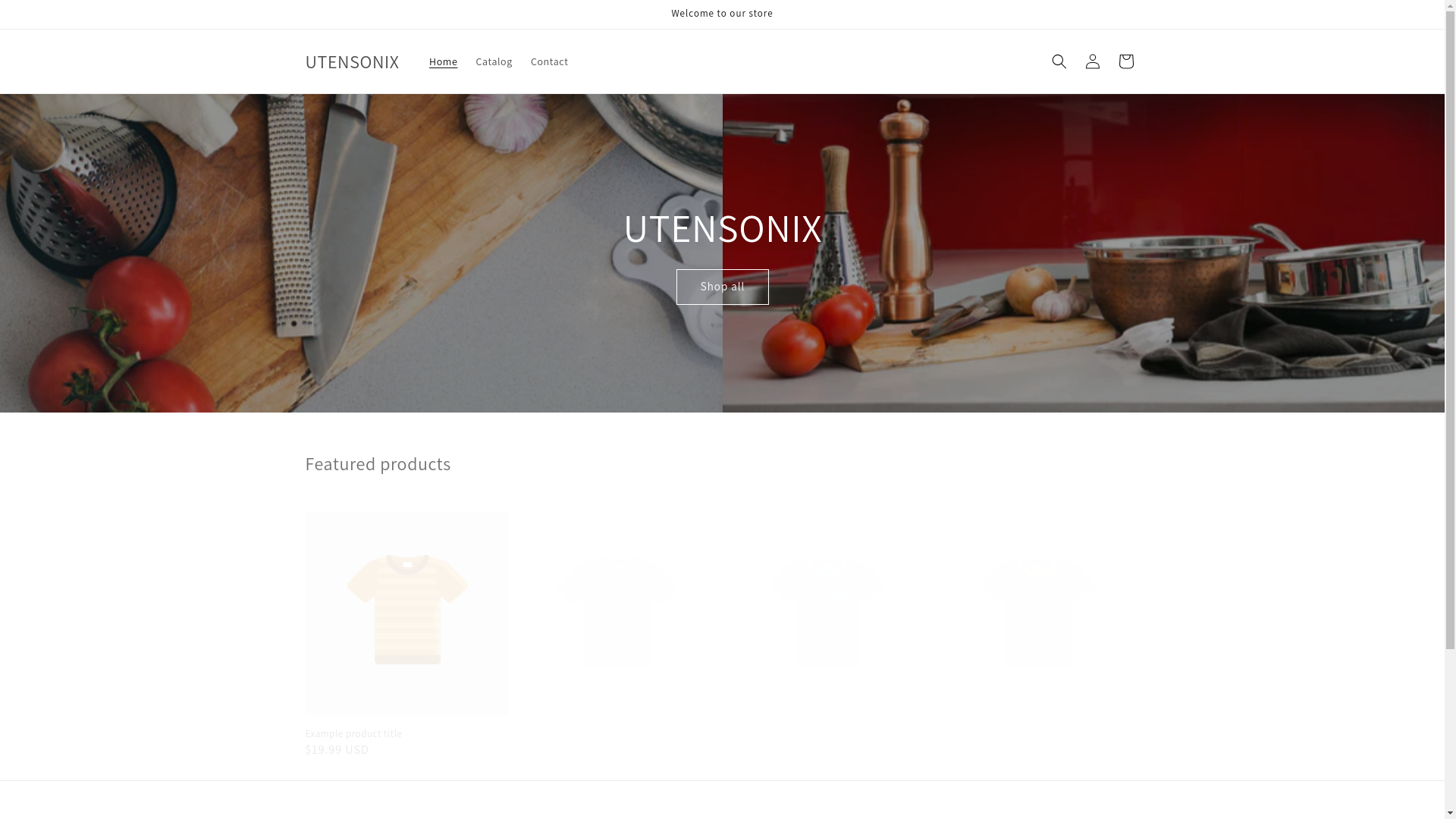 website screenshot of https://utensonix.com/