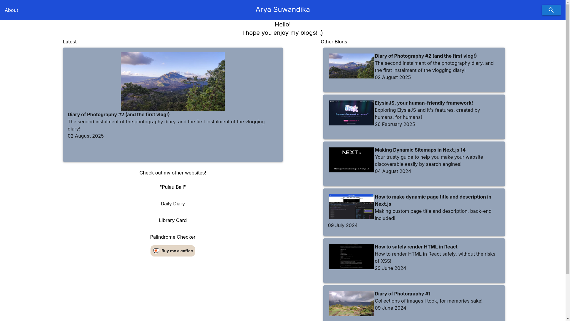 website screenshot of https://thethirdswan-blog.pages.dev/