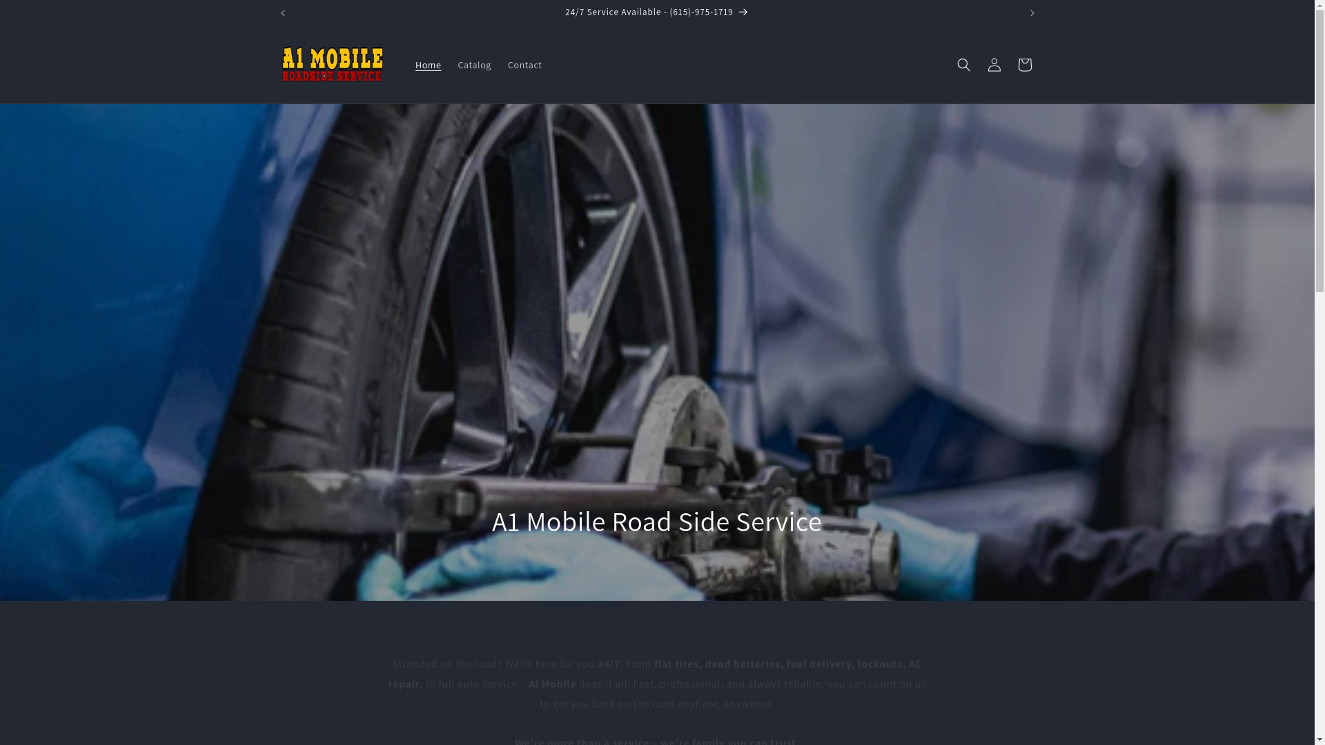 website screenshot of https://a1roadsidemobileservice.com/