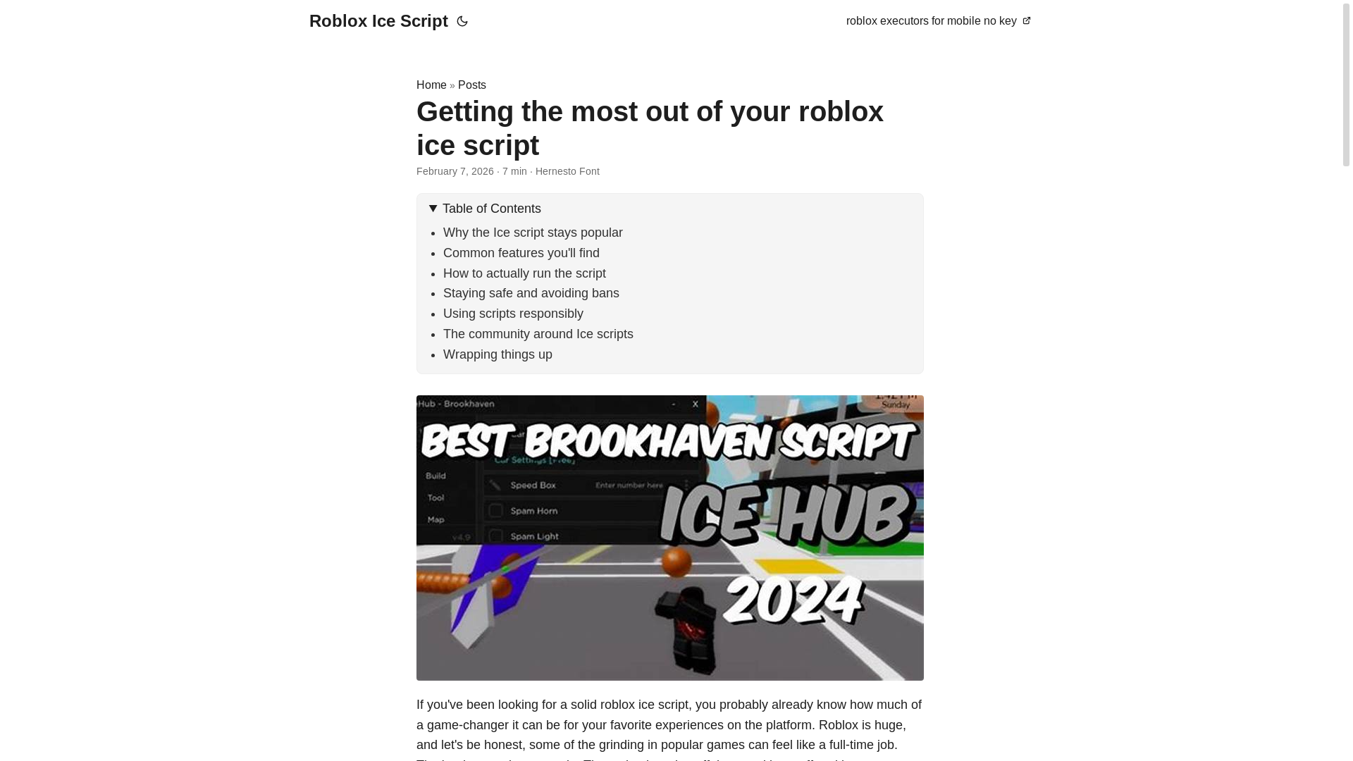 website screenshot of https://roblox-ice-script.pages.dev/