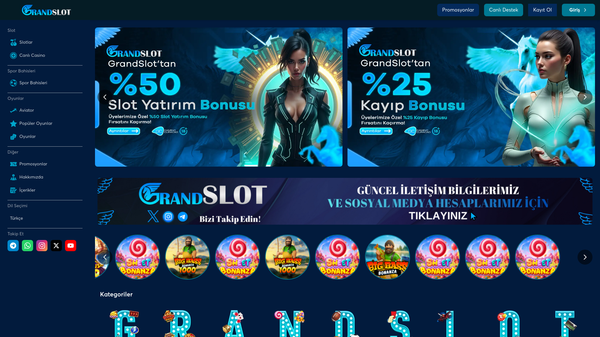website screenshot of https://grandslot460.com/