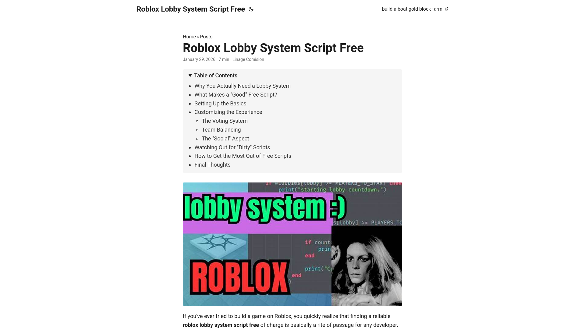 website screenshot of https://robloxlobbysystemscriptfree.pages.dev/