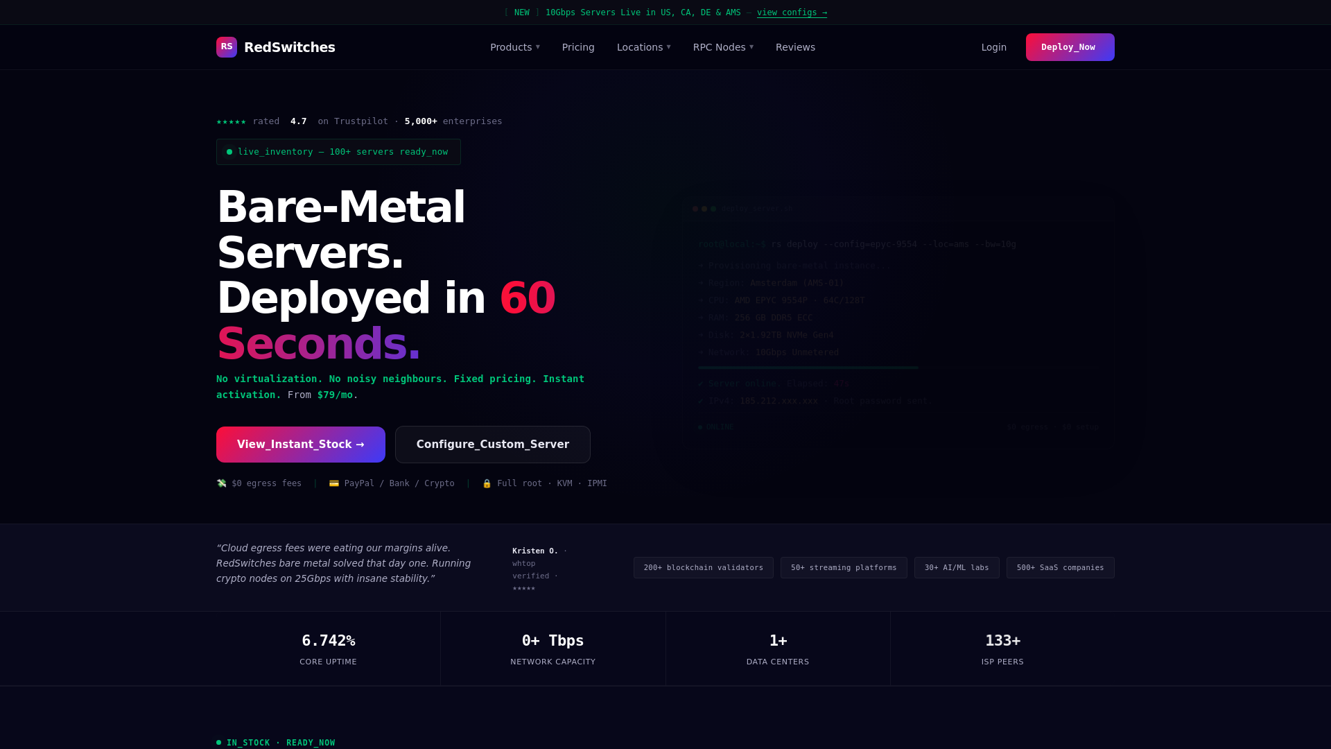 website screenshot of https://redswitches-themes.pages.dev/