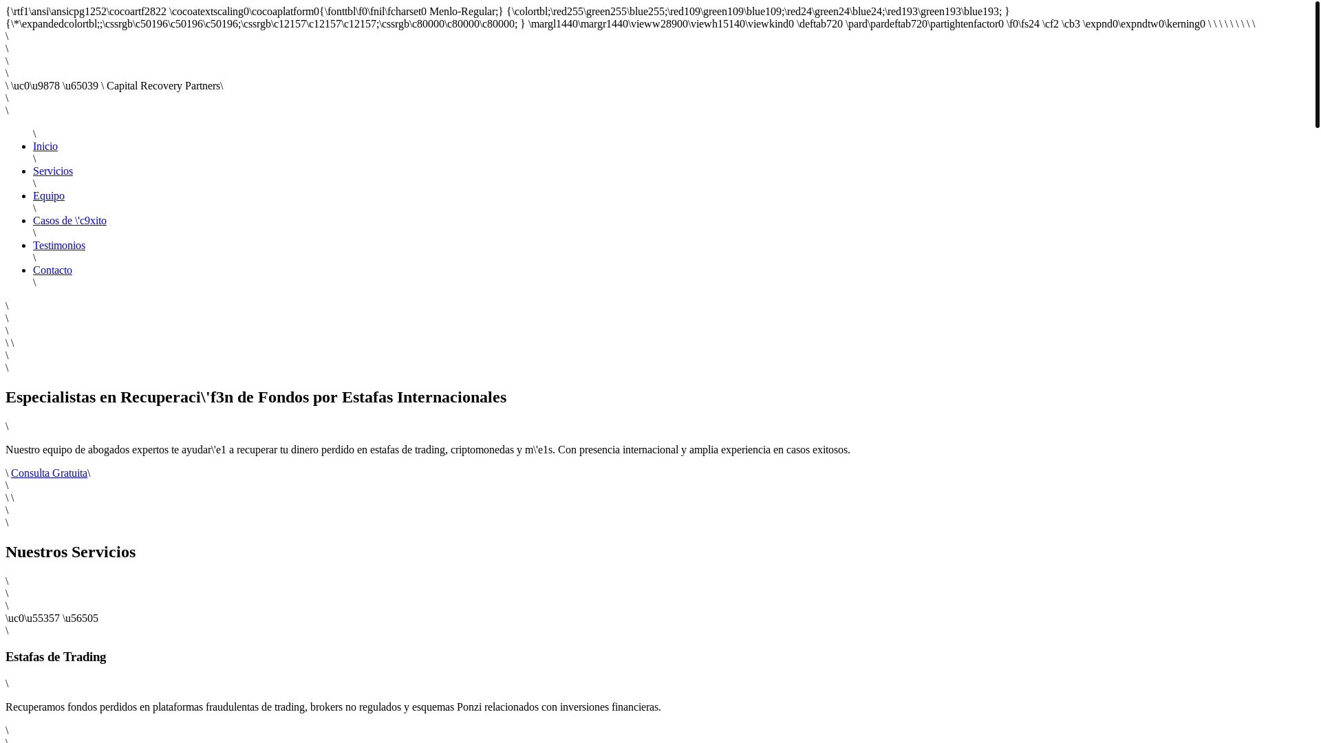 website screenshot of https://capitalrecoverypartners.org/