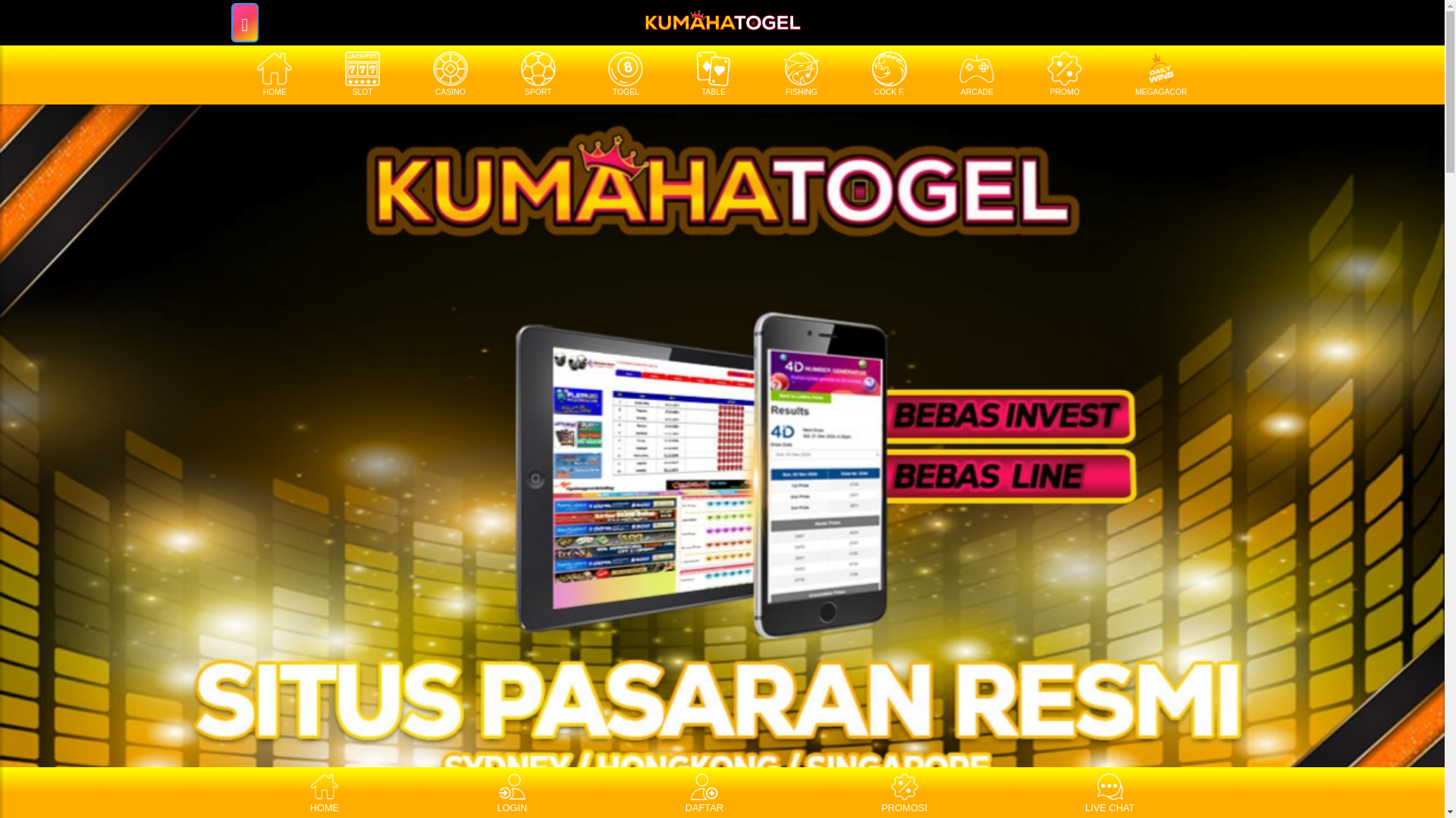 website screenshot of https://kumahatogel.quest/