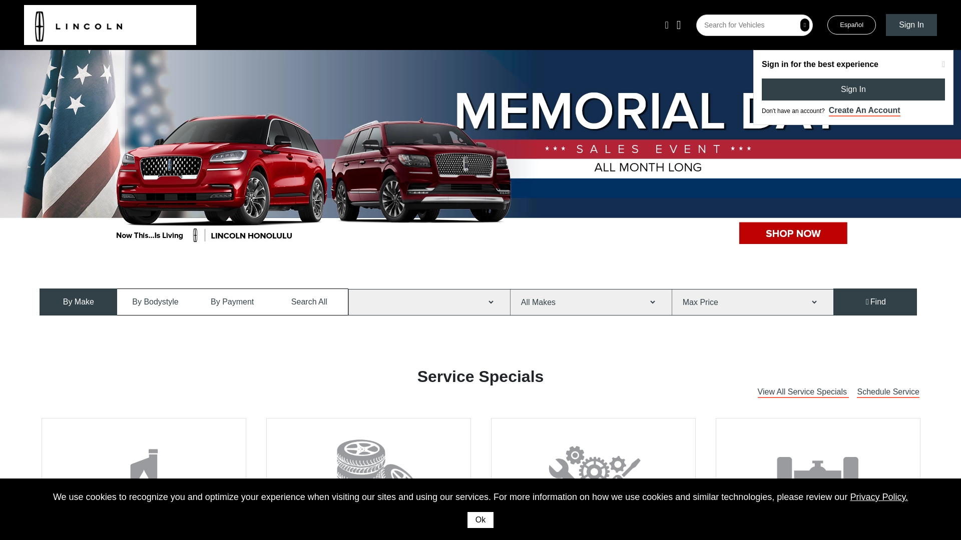 website screenshot of https://empirelincolnstage.com/