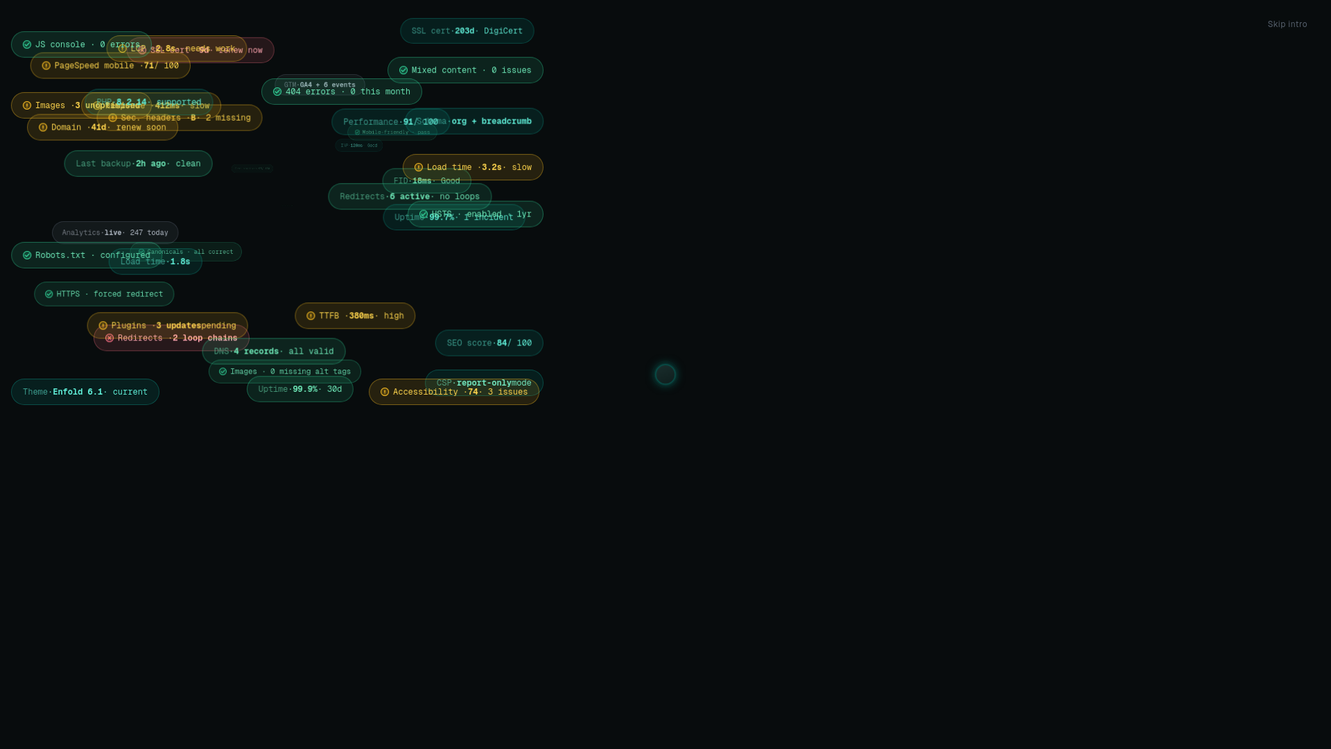 website screenshot of https://venet.dev/