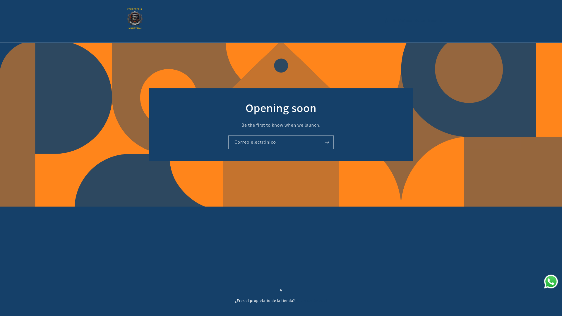 website screenshot of https://ferreteria5hermanos.com.ar