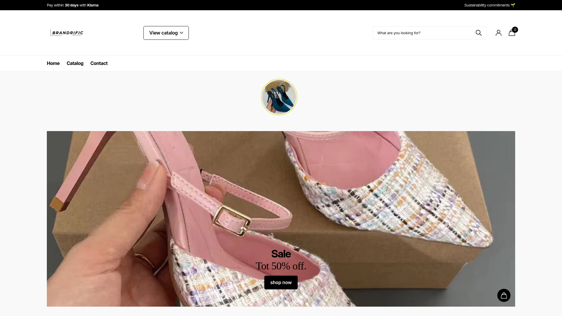 website screenshot of https://brandrific.net/