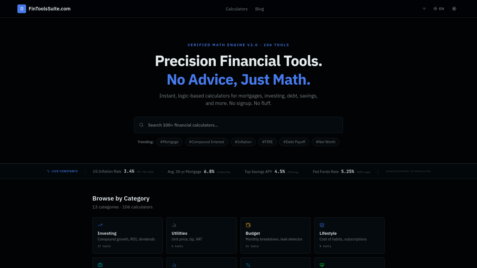 website screenshot of https://fintoolssuite-com-v-2-0.pages.dev/