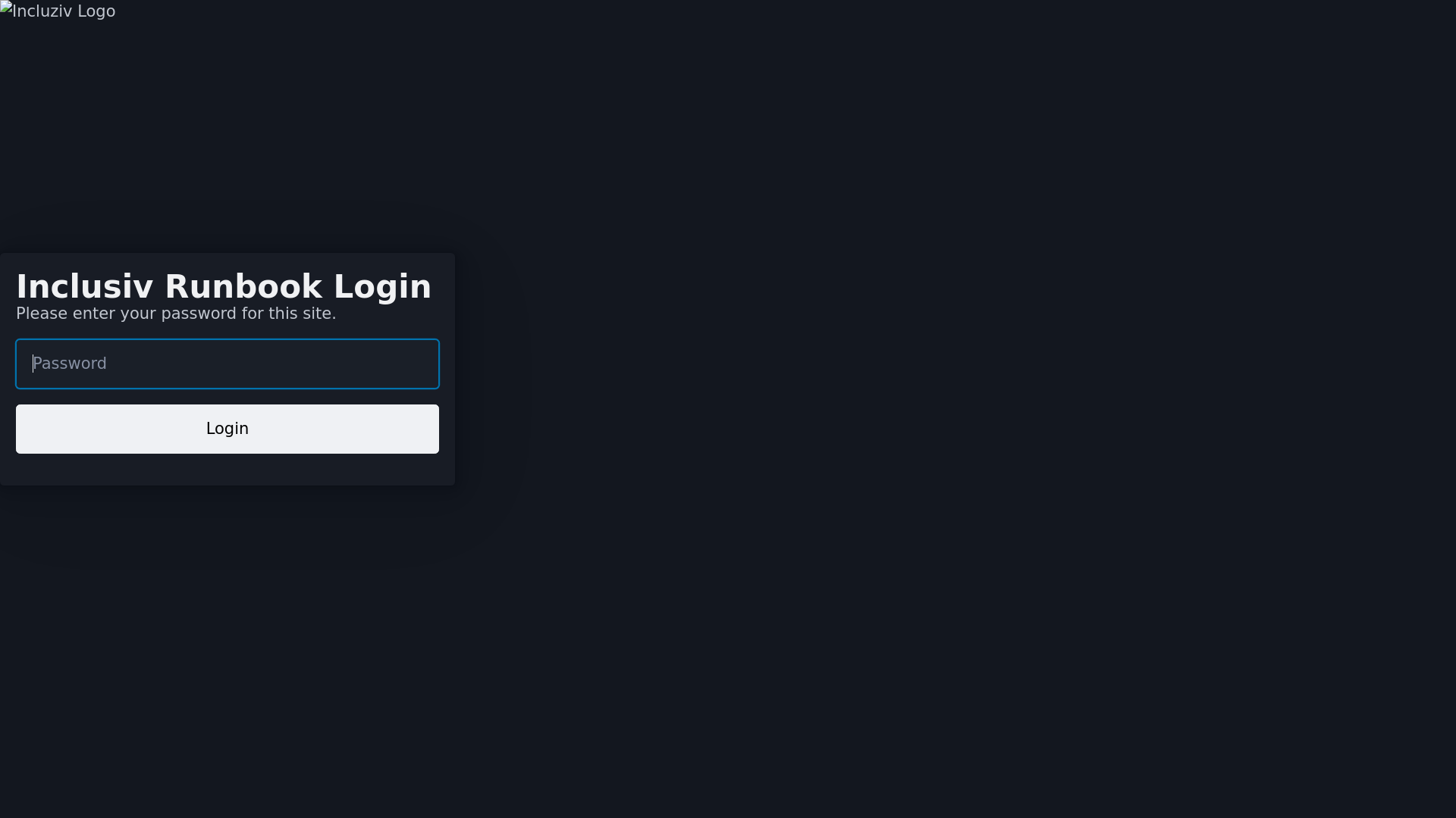 website screenshot of https://incluziv-runbook.pages.dev/